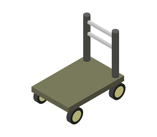 Isometric pallet truck