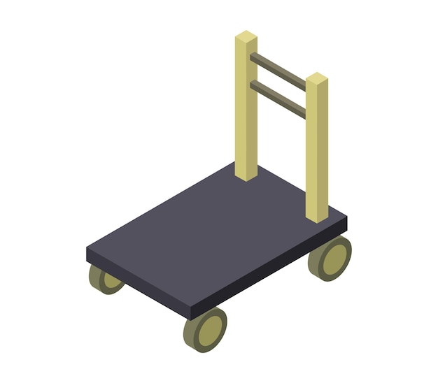 Isometric pallet truck