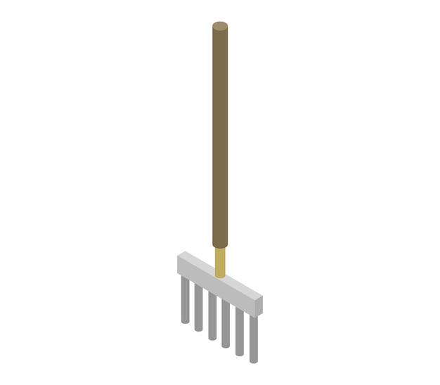 Vector isometric pitchfork