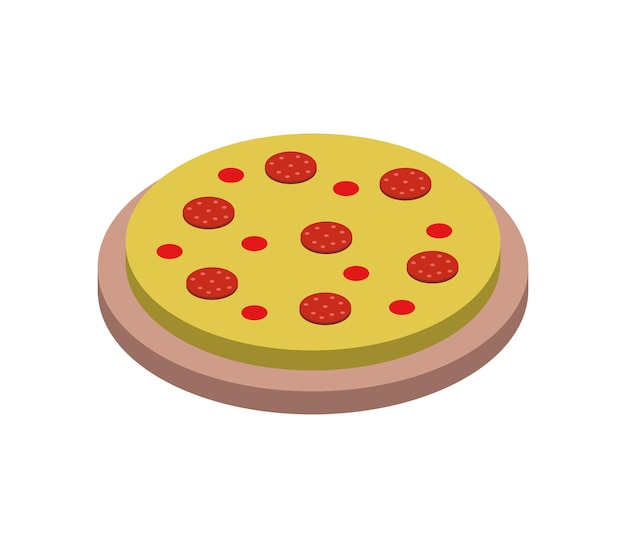 Isometric pizza