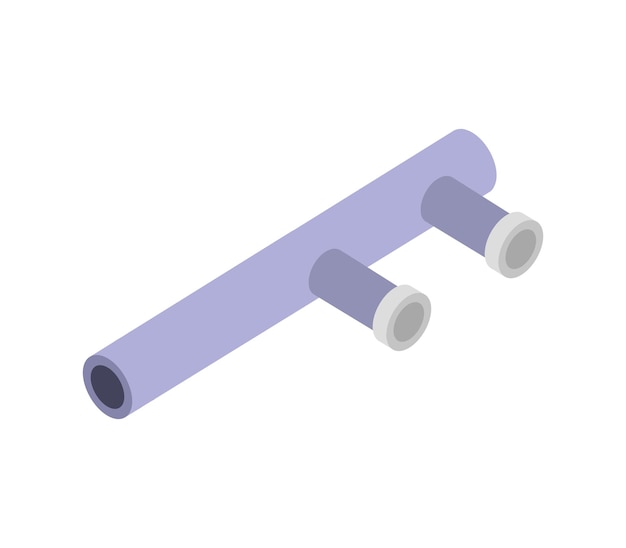 Isometric plumbing pipes