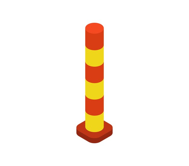 Vector isometric pole barrier