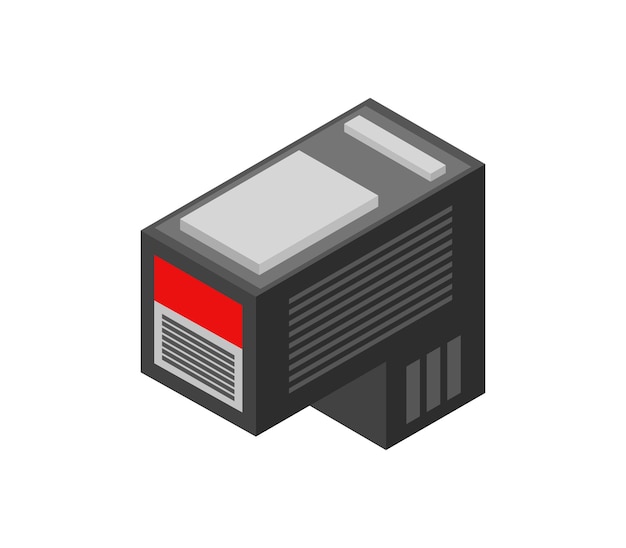 Isometric printer cartridge