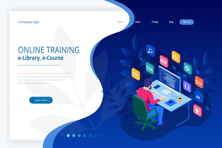 Vector isometric programmer coding new project. web developer, programming concept. landing page or mobile website development template.