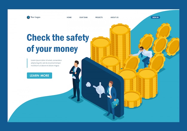 Isometric Protect your funds from external threats, theft