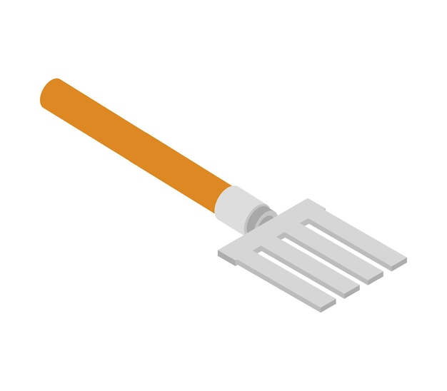 Isometric rake