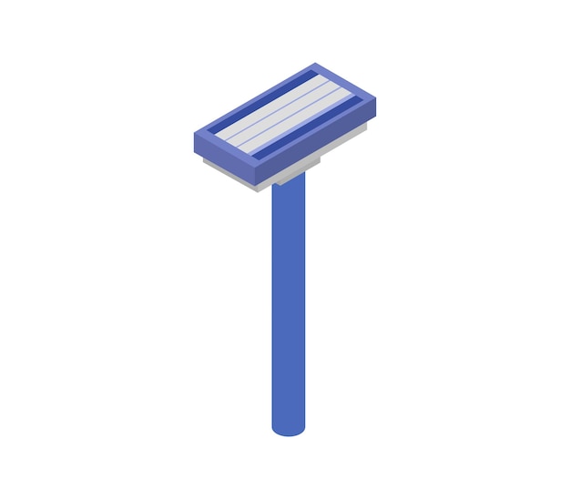 Isometric razor