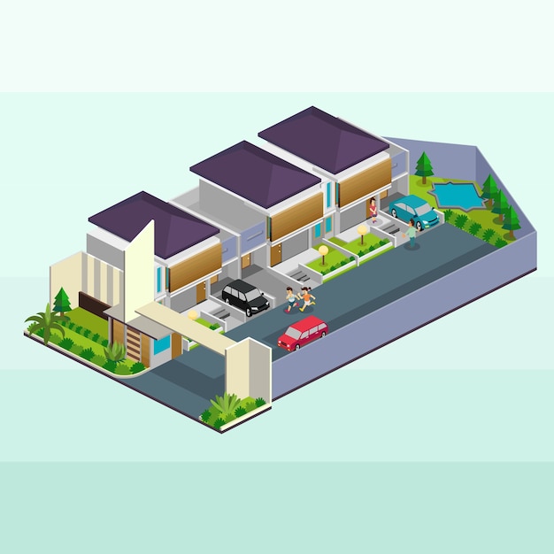 Isometric Real Estate