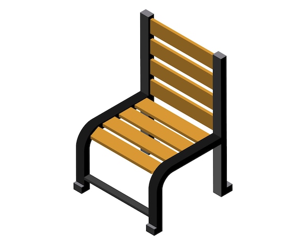 Isometric School Chair