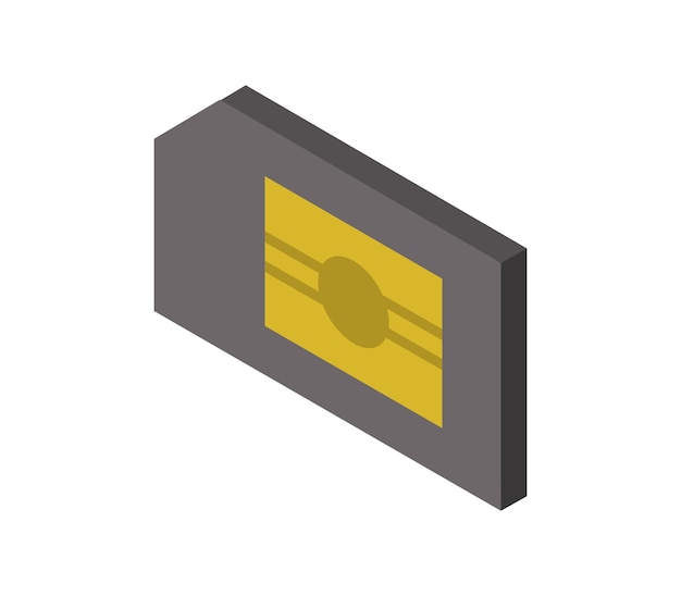 Isometric sim card