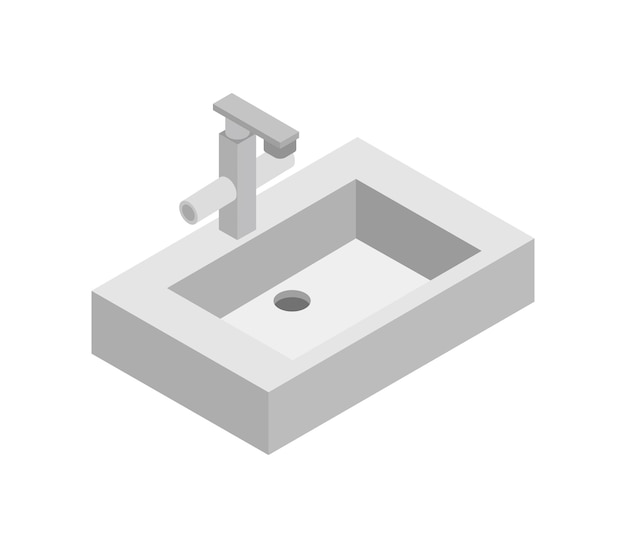 Isometric sink