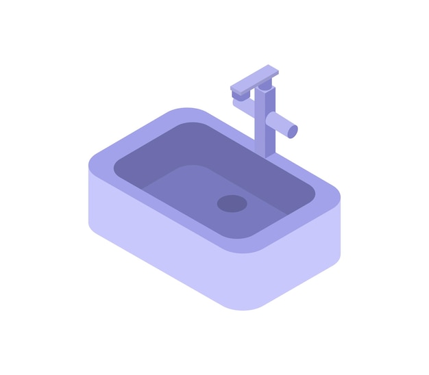 Vector isometric sink