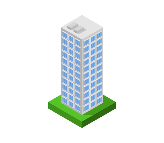 Isometric skyscraper