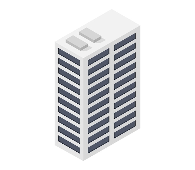 Isometric skyscraper