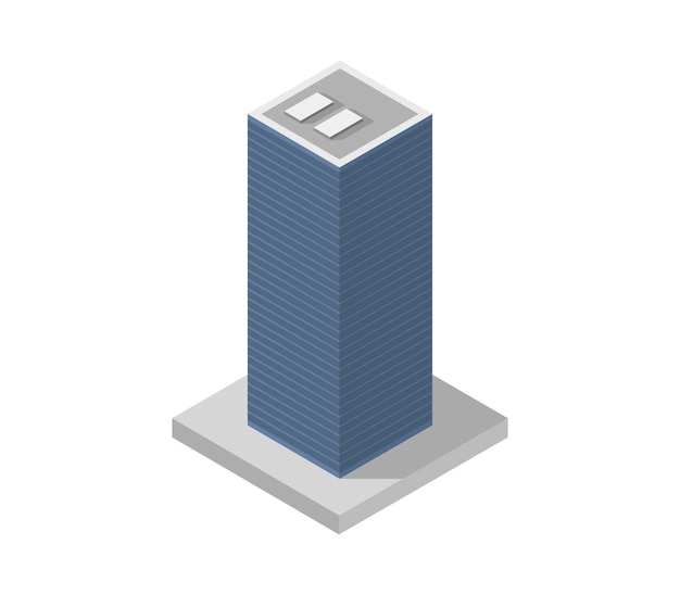 Isometric skyscraper