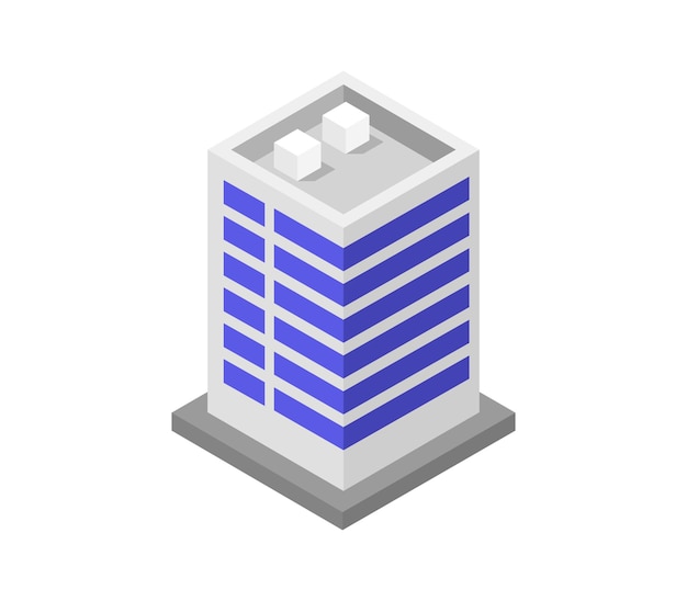 Isometric skyscraper