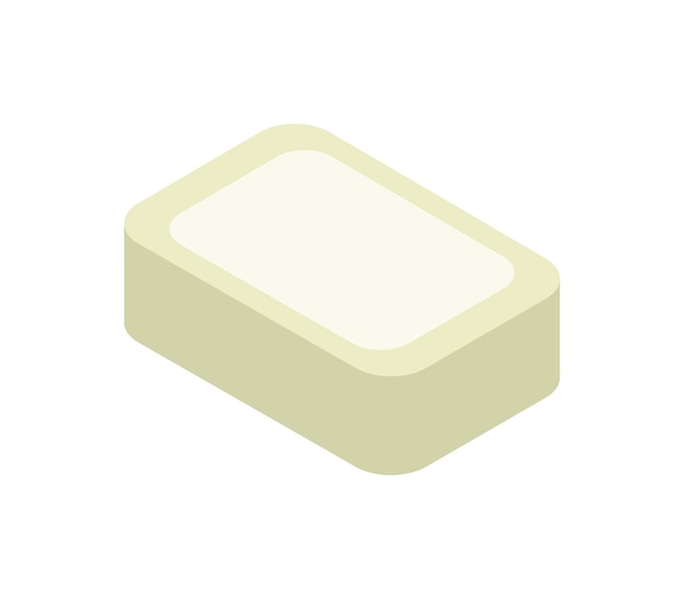 Vector isometric soap