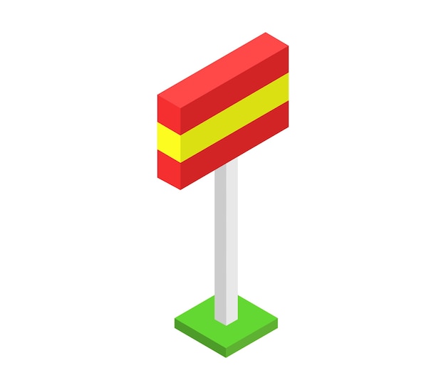 等尺性スペイン国旗