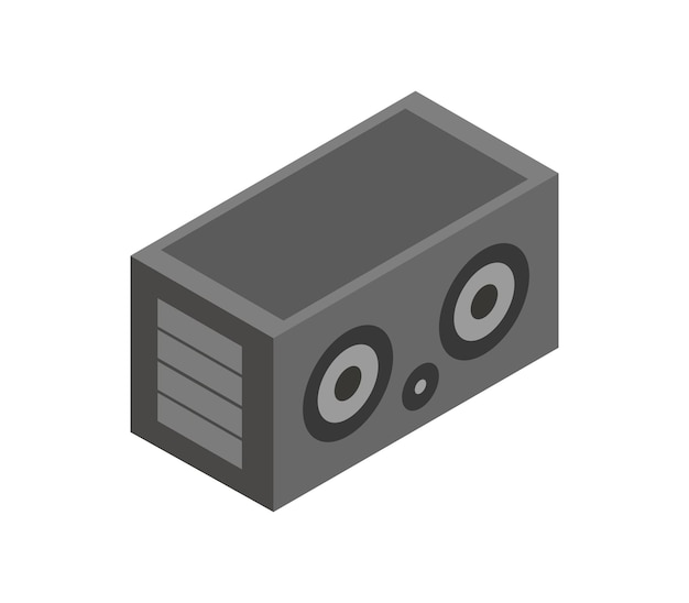 Isometric speaker sound streamer