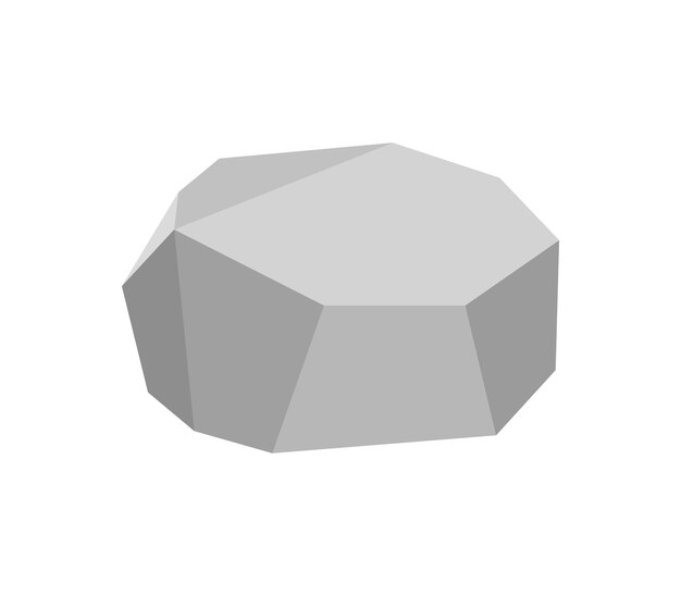 Vector isometric stone