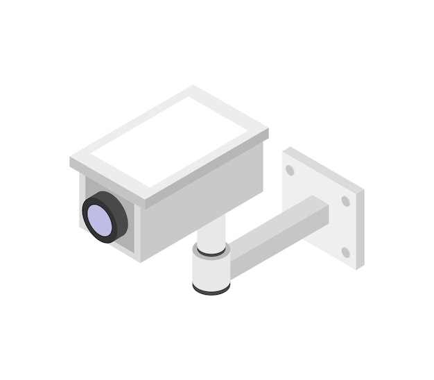 Isometric surveillance camera