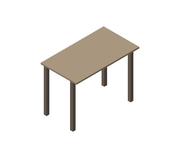 Isometric table