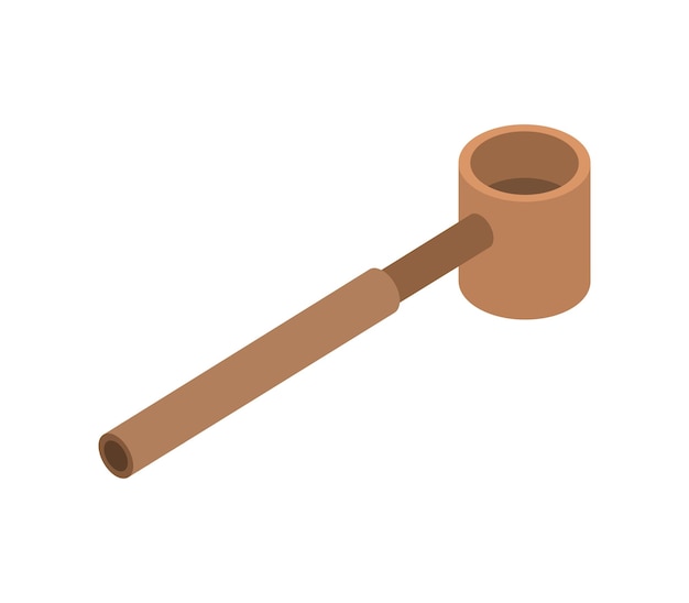 Isometric tea spoon