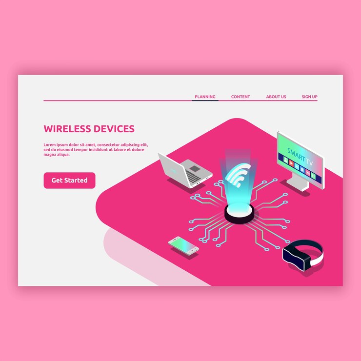 Vector isometric technology modern with 3d images. isometric illustration design for digital, computer modern, technology modern and much more.
