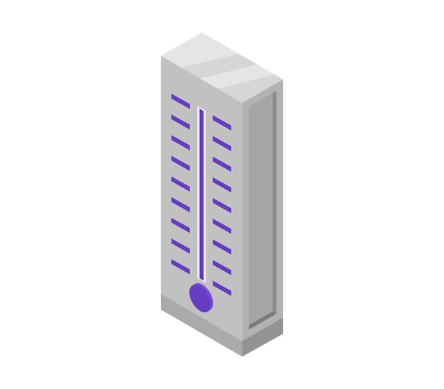 Isometric thermometer