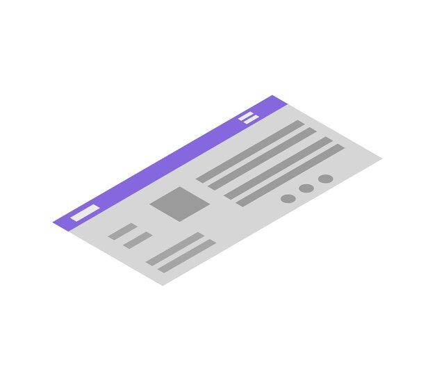 Isometric ticket