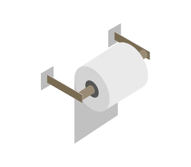 Isometric toilet paper