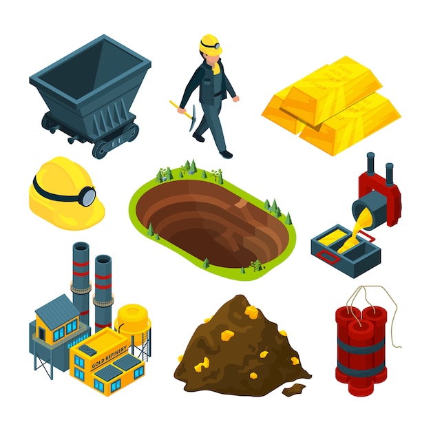 Vector isometric tools for mining industry