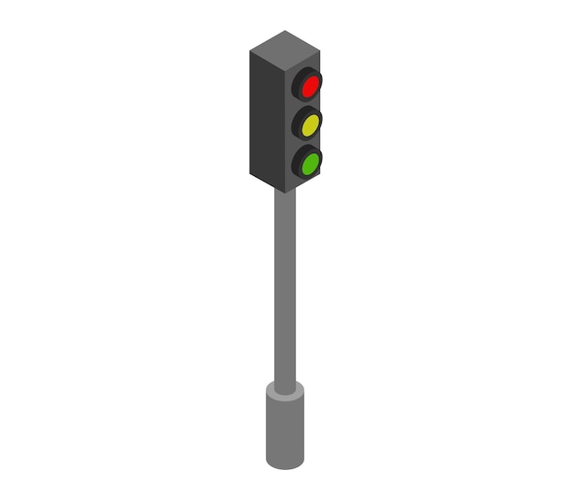 Isometric traffic light