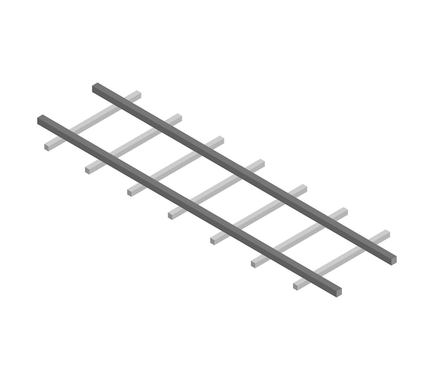 Vector isometric train track