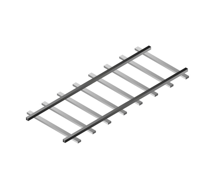 Vector isometric train track