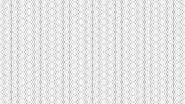 Isometric triangular grid pattern