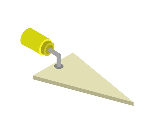 Isometric trowel