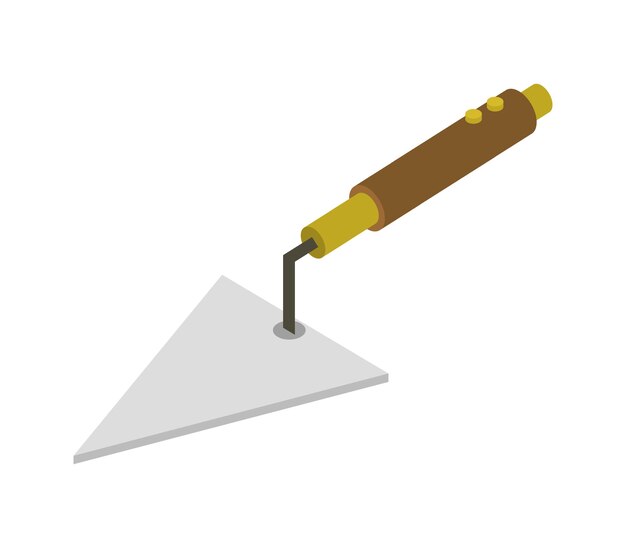 Isometric trowel