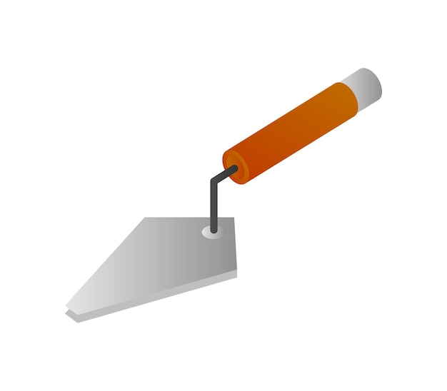 Isometric trowel