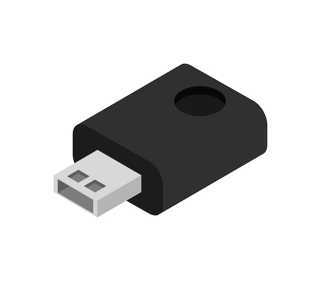 Isometric usb drive