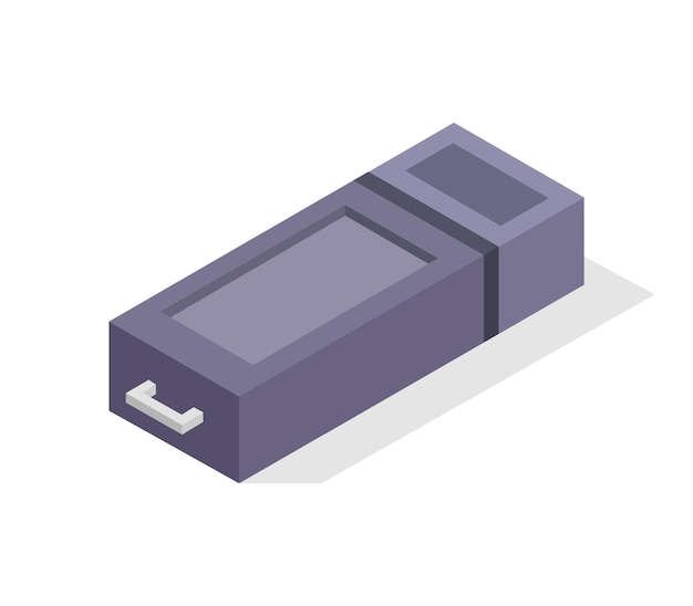 Isometric usb drive