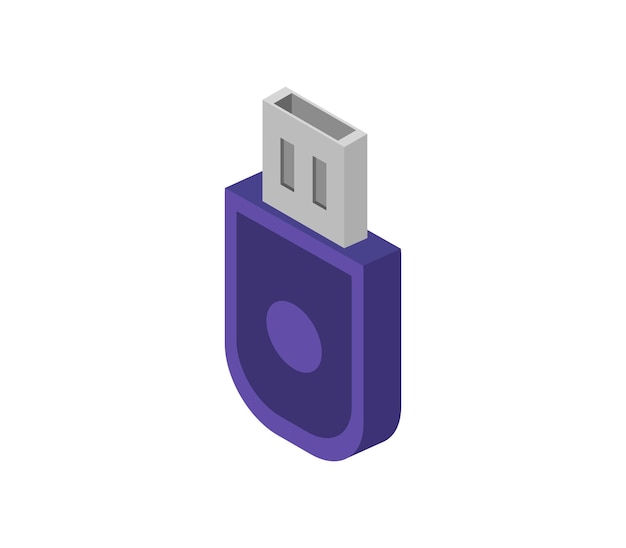 Chiavetta usb isometrica