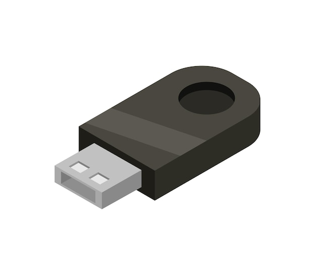 Isometric usb drive