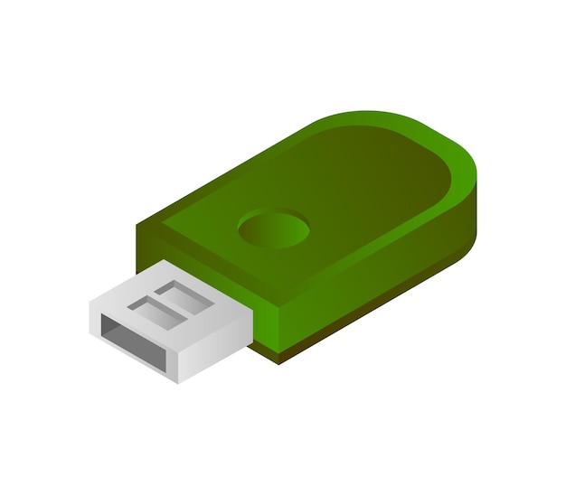 Isometric usb drive