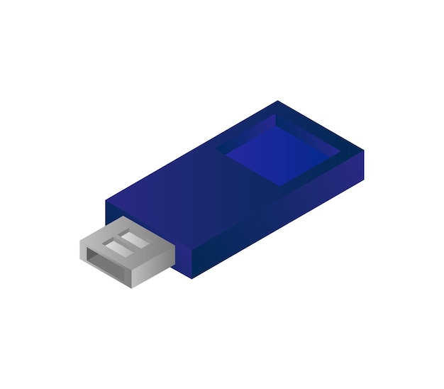 Isometric usb drive