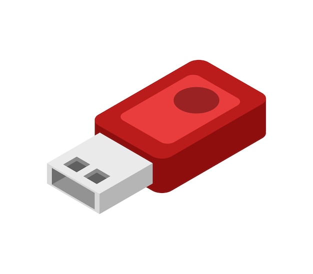 Isometric usb drive