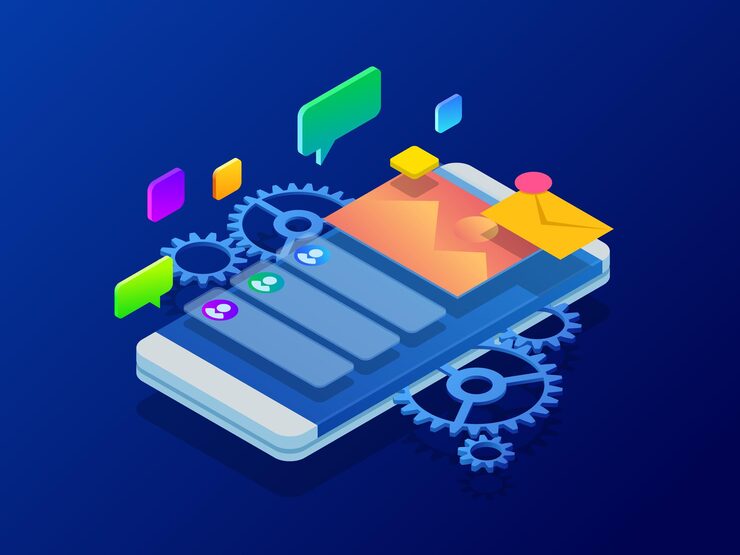 Vector 아이소메트릭 사용자 경험, 전자 상거래에서 사용자 경험을 최적화합니다. 드로잉 웹사이트 ux 앱 개발. 프로그래밍 및 코딩 기술 개념 개발.