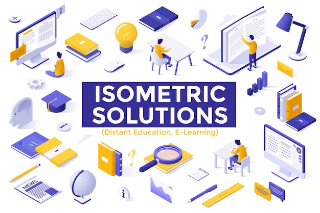 Vector isometric vector illustration