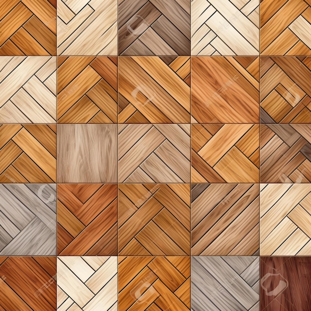 Vector isometric vector wood grain patterns on white backgroun