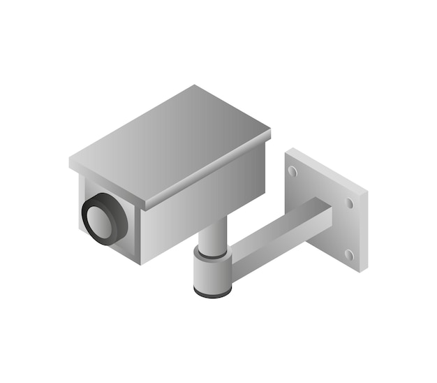 Isometric video surveillance camera